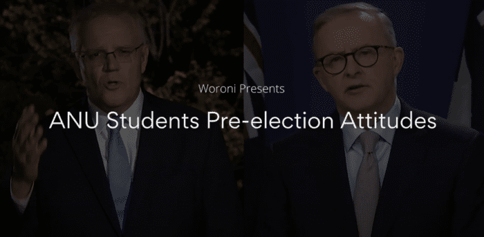 ANU Students Pre-election Attitudes